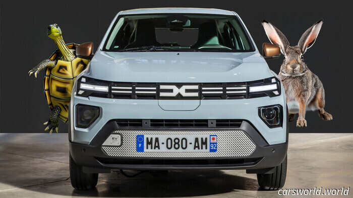 Электрокар Dacia Tortoise только что получил пересадку зайца | Carscoops
